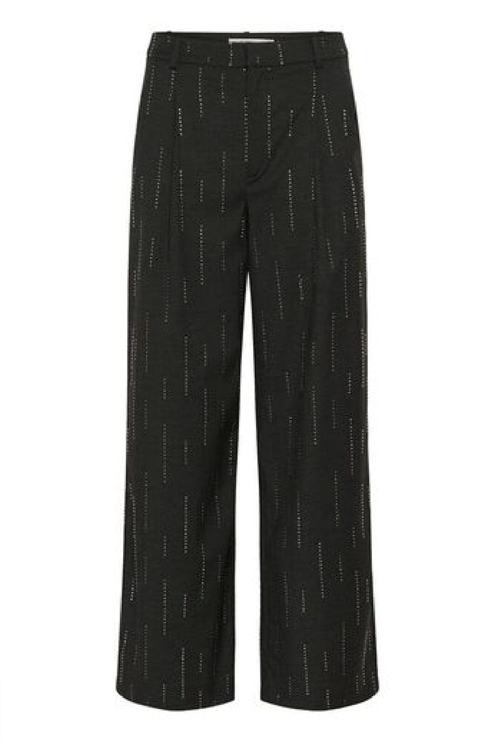 Gestuz - Gzadira Pants 10910708 - 100494 - Dark Grey Melange Bukser 