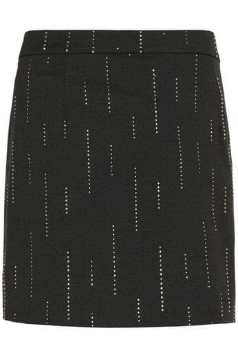 Gestuz - Gzadira Wrap Skirt 10910710 - 100494 - Dark Grey Melange Nederdele 