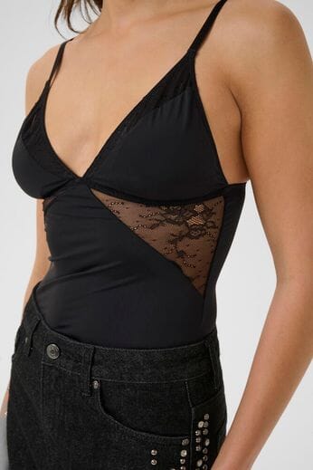 Gestuz - Gzcami Lace Top 10910764 - 100017 - Black Toppe 