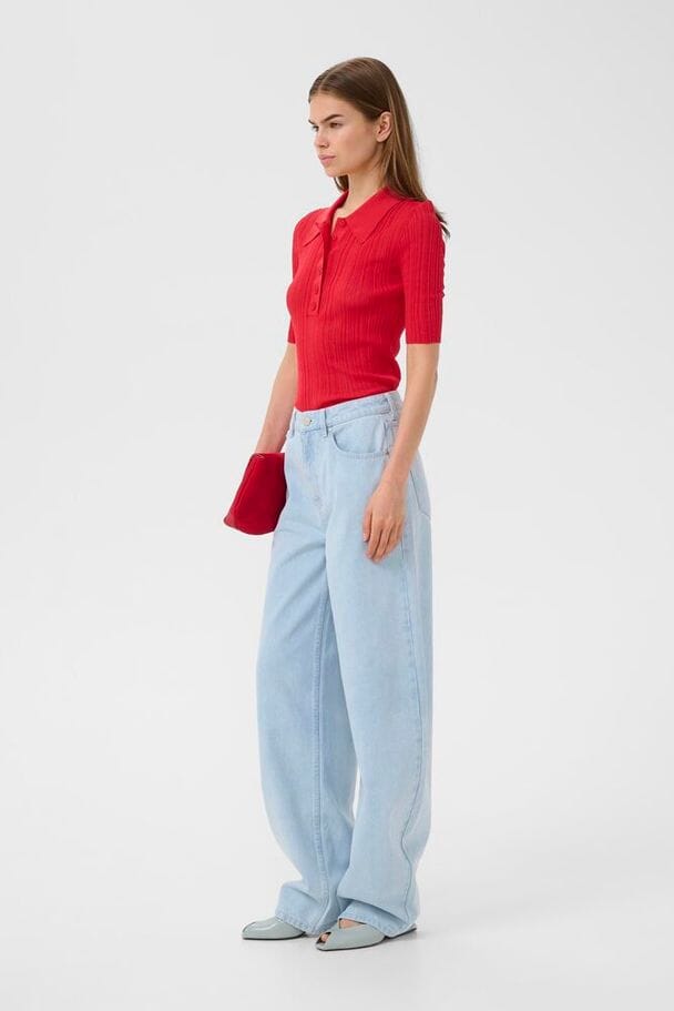 Gestuz - Gzclene Top 10911077 - 181660 - Tomato Toppe 