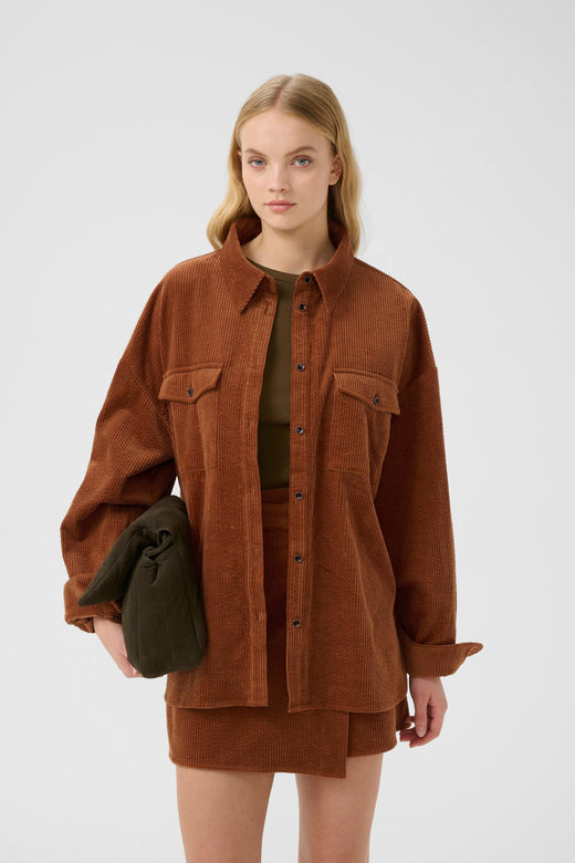 Gestuz - Gzcortes Shirt 10910624 - 191242 - Cambridge Brown Skjorter 