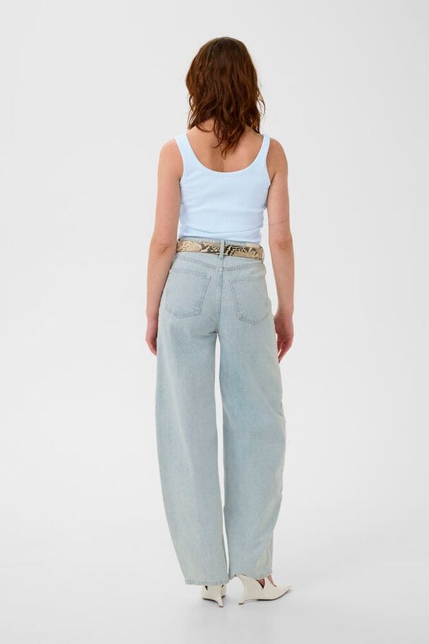 Gestuz - Gzdrew Logo Top 2.0 10910067 - 134016 - Blue Finch Toppe 