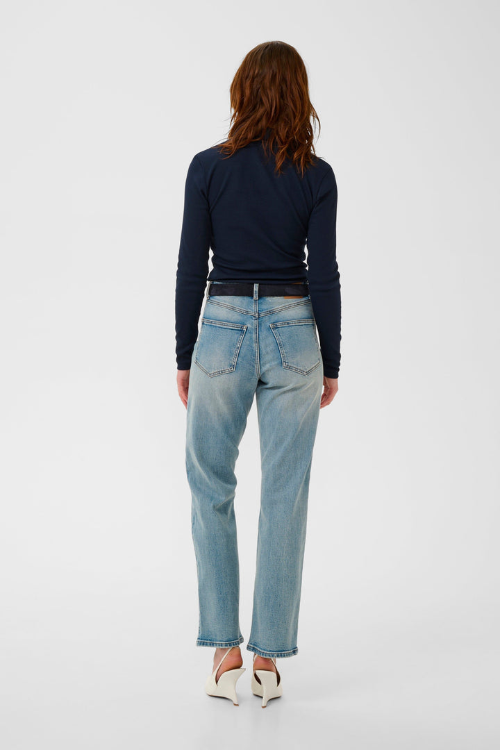 Gestuz - Gzdrew Ls Polo Top 10911272 - 193922 - Sky Captain Toppe 