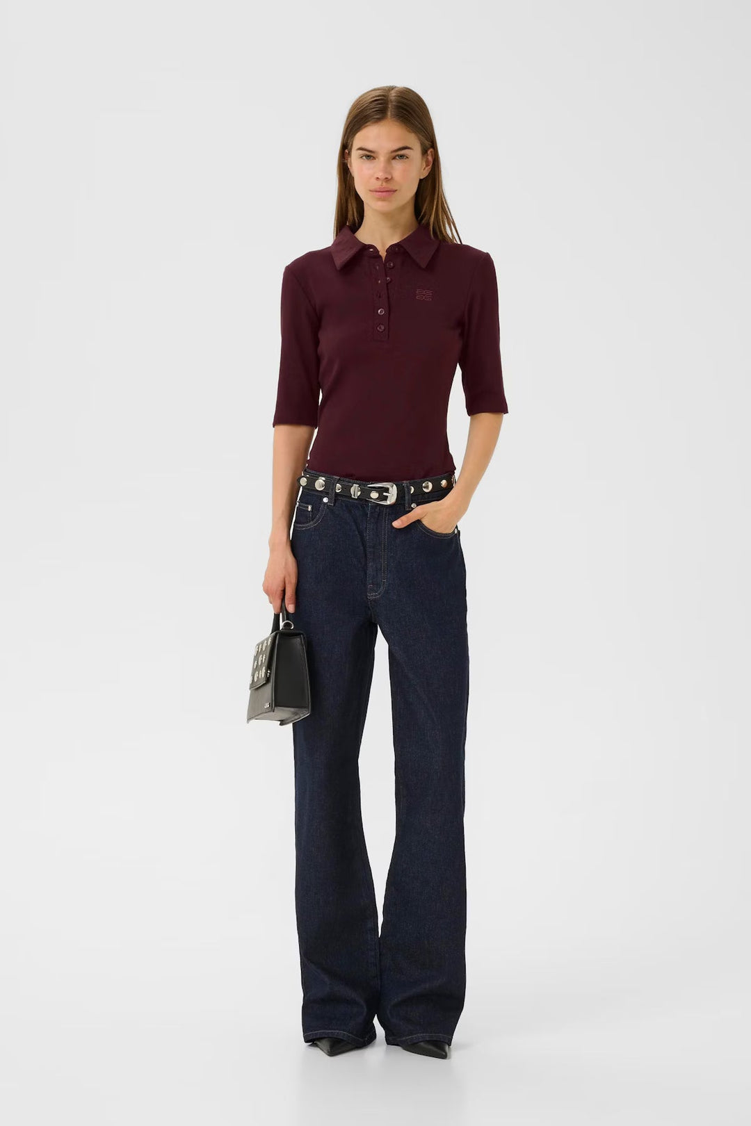 Gestuz - Gzdrew Polo Top 10910593 - 108291 - Aronia Toppe 