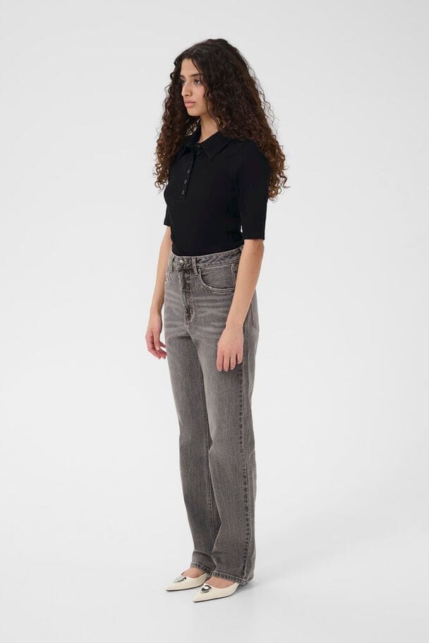 Gestuz - Gzdrew Polo Top 10910952 - 100017 - Black Toppe 