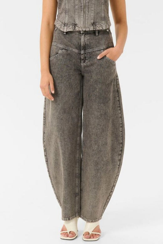 Gestuz - Gzjosie Barrel Jeans 10910303 - 107905 - Greige Denim Wash