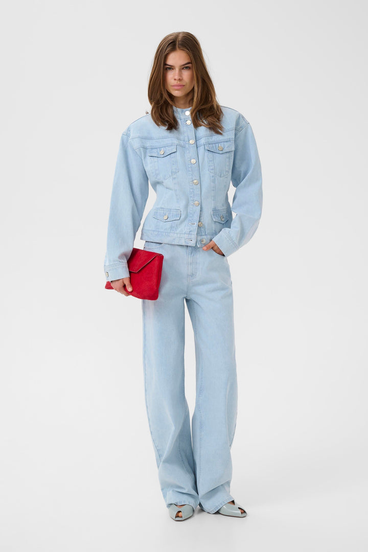 Gestuz - Gzparwana Barrel Jeans 10911015 - 109180 - Vintage Light Denim Jeans 
