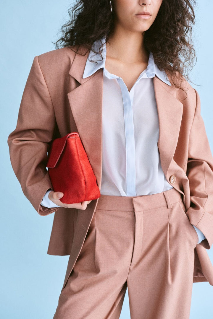 Gestuz - Gzpaula Pants 10910627 - 109220 - Burnt Marple Sugar Melange Bukser 