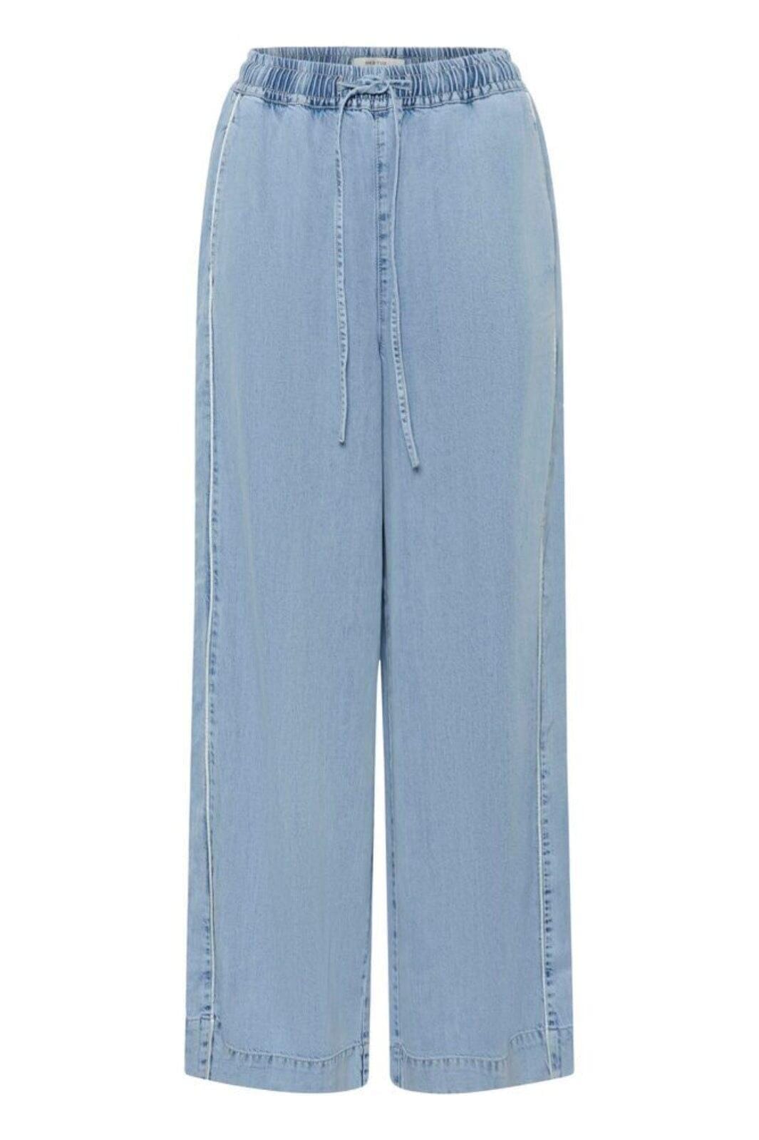 Gestuz - Gzsea Pants 10911025 - 109183 - Mid Denim Blue Bukser 