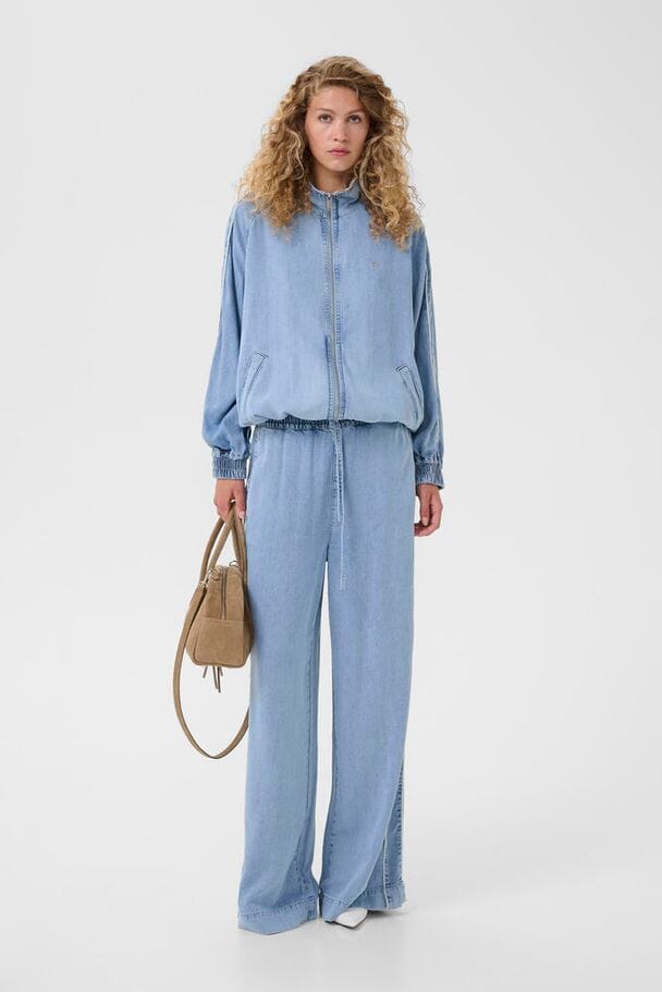 Gestuz - Gzsea Pants 10911025 - 109183 - Mid Denim Blue Bukser 