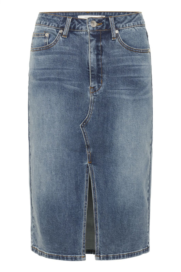 Gestuz - Gzviva Pencil Skirt 10910730 - 108303 - Vintage Blue Denim Nederdele 