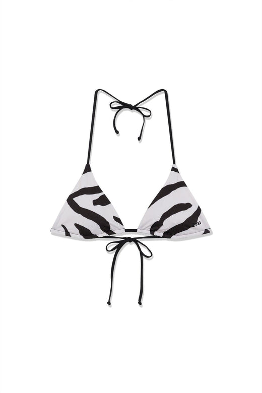 Gestuz - Gzzaiba Bikini Top 10911196 - 109379 - Graphic Black White Animal Toppe 