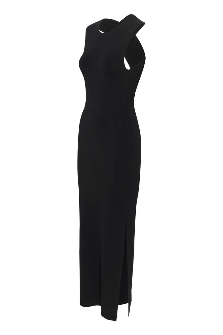 Forudbestilling - Gestuz - MarielGZ long dress - Black Kjoler 