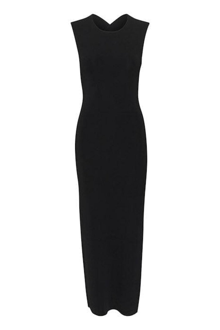 Forudbestilling - Gestuz - MarielGZ long dress - Black Kjoler 