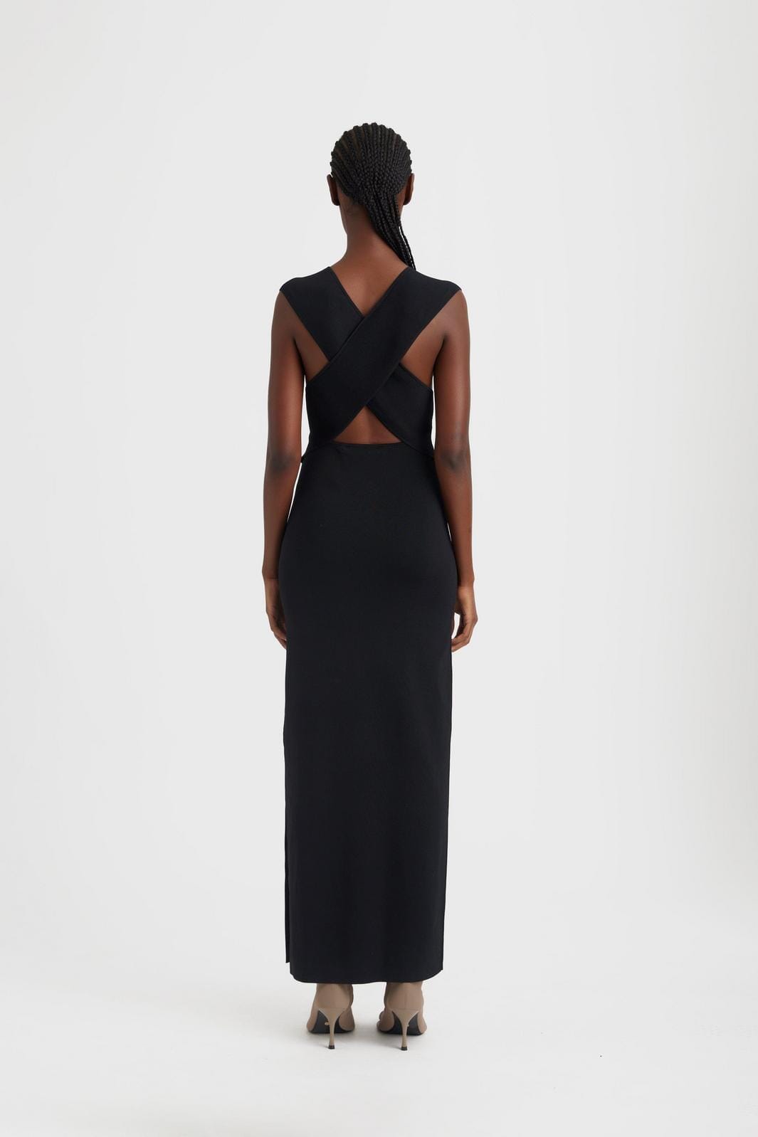 Forudbestilling - Gestuz - MarielGZ long dress - Black Kjoler 