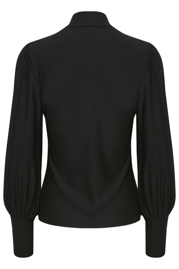 Gestuz - RifaGZ button blouse - Black Bluser 