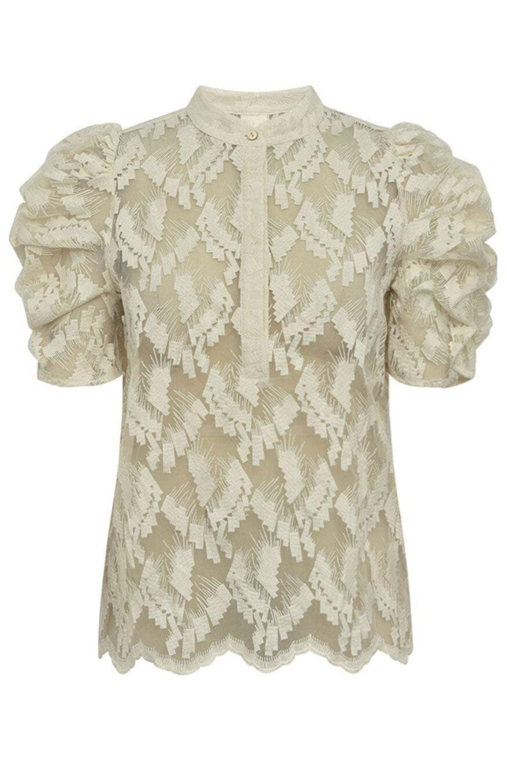 Gossia - Anngo Sofie Blouse G2653 - Creme Bluser 