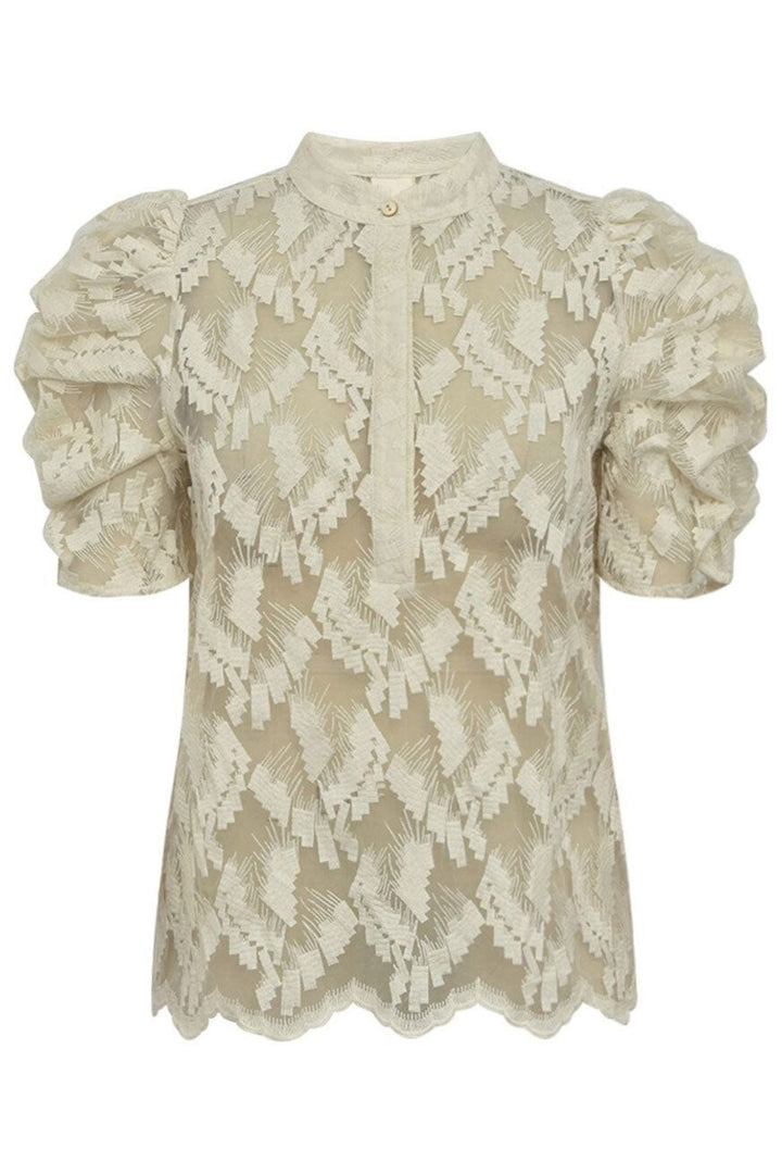 Gossia - Anngo Sofie Blouse G2653 - Creme Bluser 