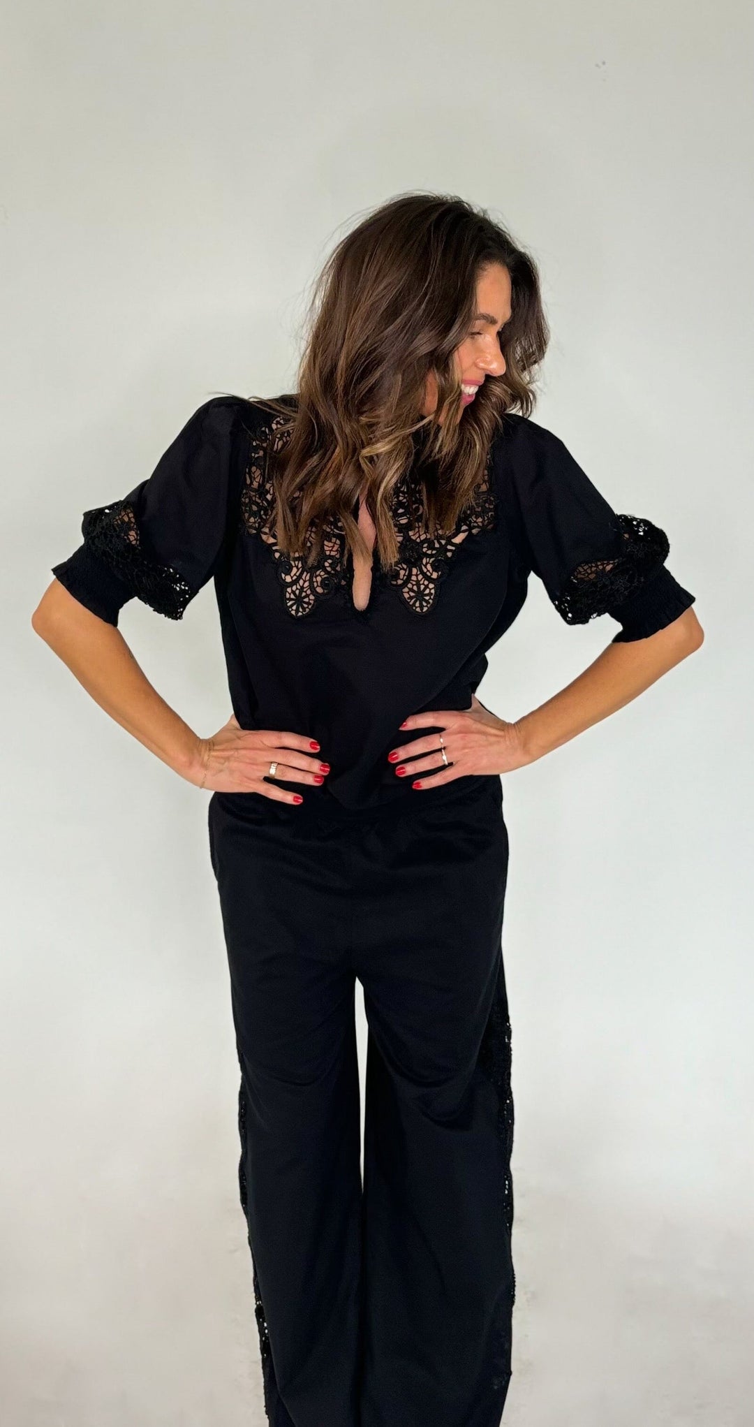 Gossia - Annikego Blouse G2496 - Black Bluser 