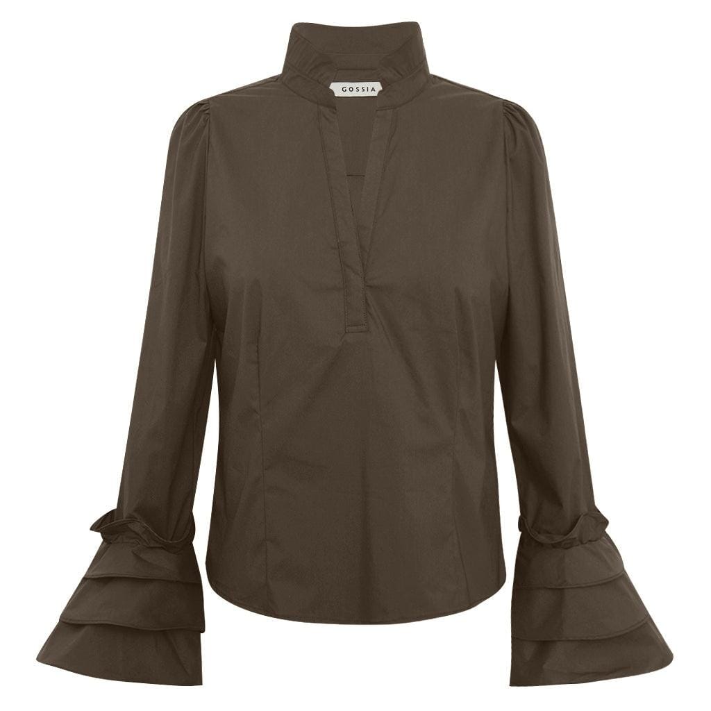 Gossia - Astago Shirt G2259 - Milk Chocolate Skjorter 