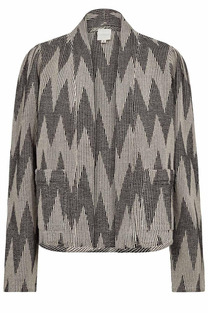 Gossia - Augustego Jacket G2371 - Grey Jacquard Jakker 