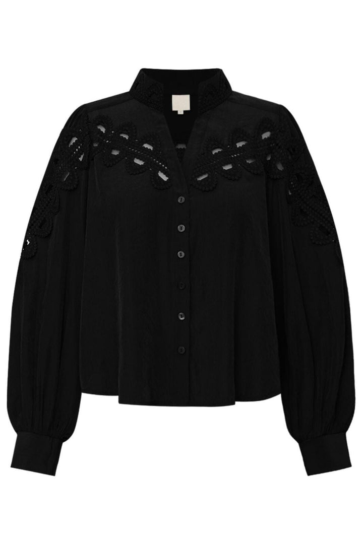 Gossia - Cessiago Blouse G2847 - Black Bluser 
