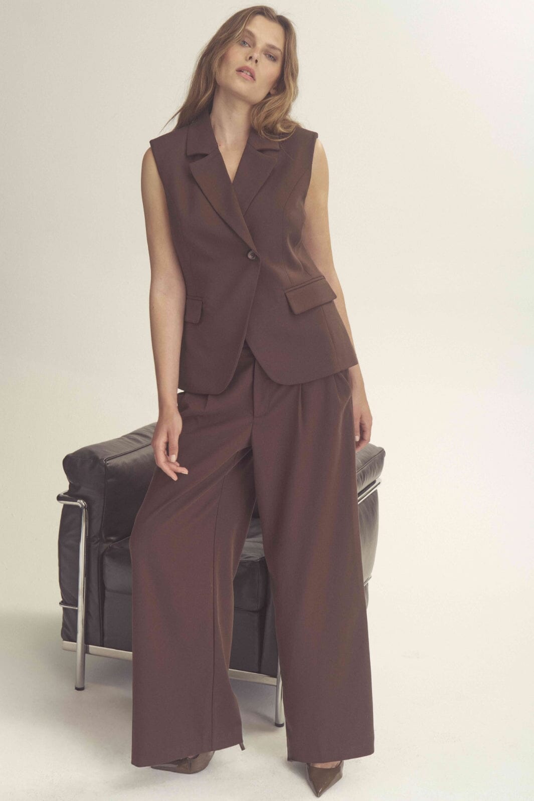 Gossia - Didogo Vest G2671 - Coffee Veste 