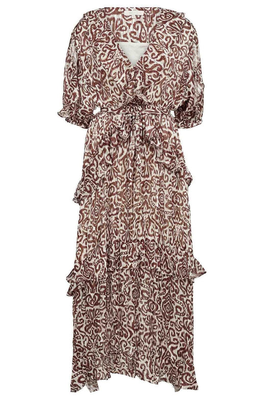Gossia - Liago Dress G2916 - Brown Ikat Kjoler 