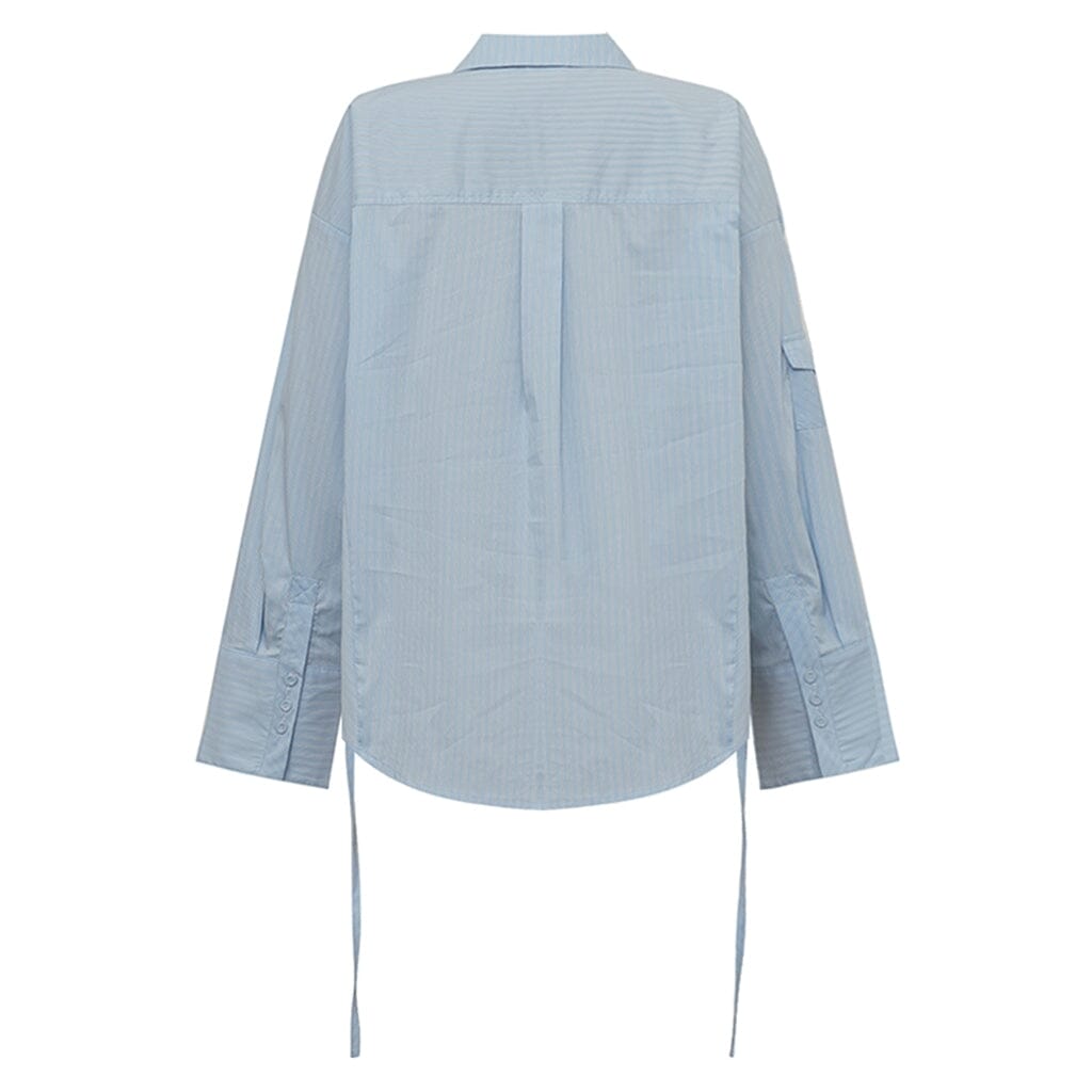 Gossia - Maritgo Shirt G3041 - Light Blue Stripes Skjorter 