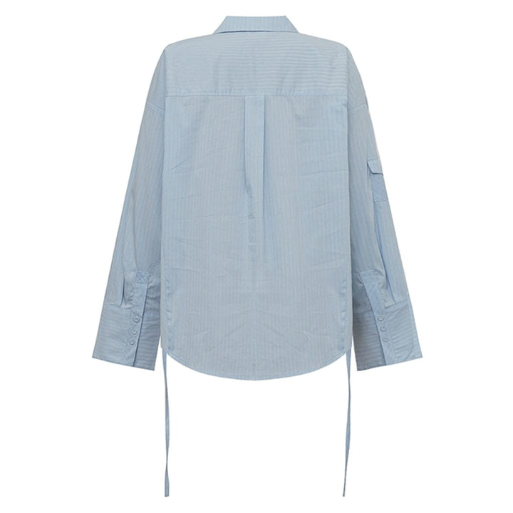 Gossia - Maritgo Shirt G3041 - Light Blue Stripes Skjorter 