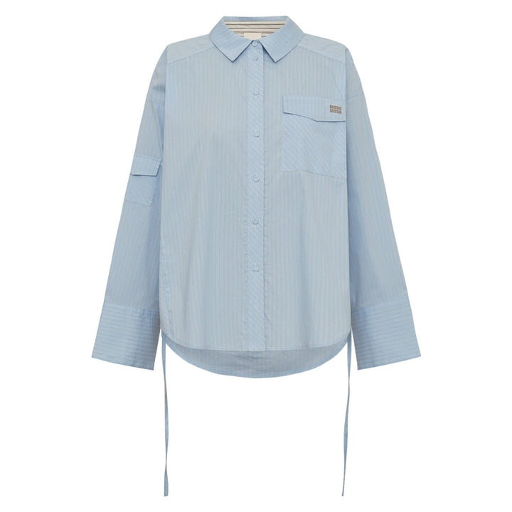 Gossia - Maritgo Shirt G3041 - Light Blue Stripes Skjorter 
