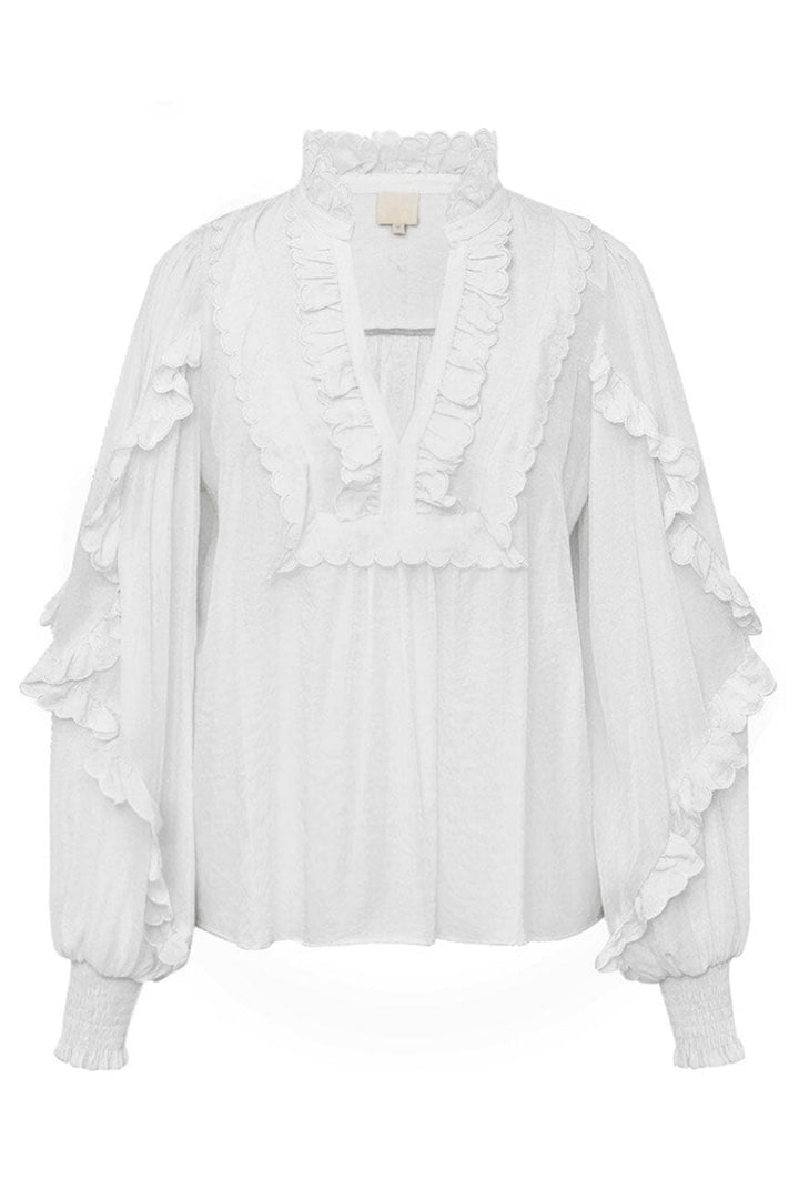 Gossia - Nanago Blouse G2618 - Off-White Bluser 