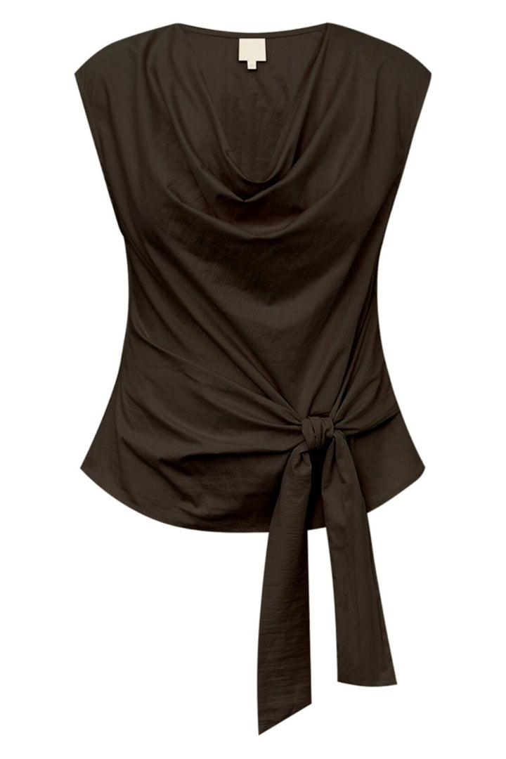 Gossia - Sagarago Blouse G2806 - Black Bluser 