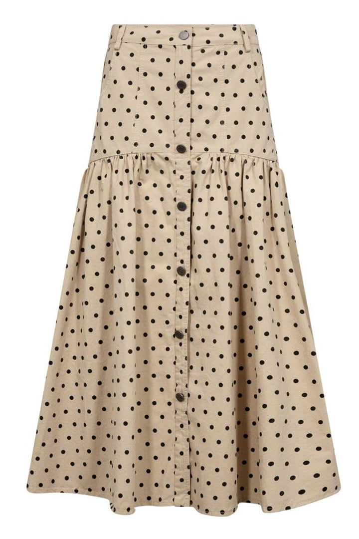 Gossia - Siljasgo Skirt G3009 - Sand Black Dots