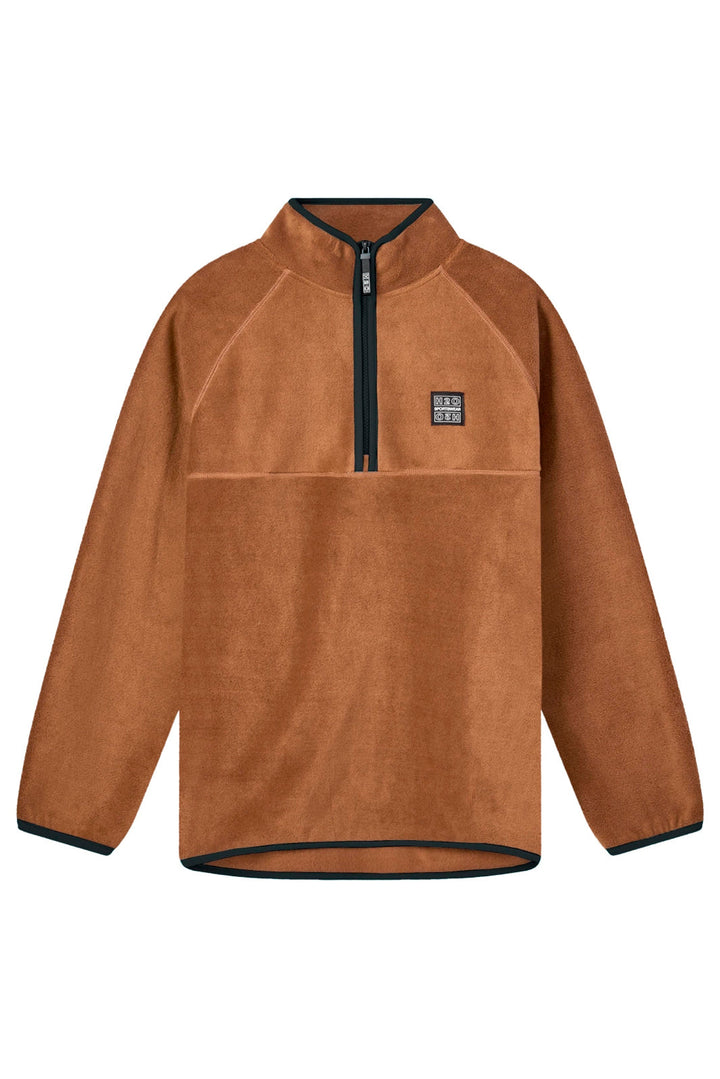 H2O - Sejerø Fleece Half Zip - Bison Brown Fleece jakker 