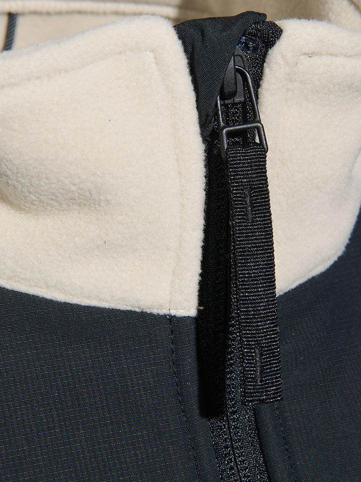 Halo - Blocked Zip Fleece 610209 - 8754 - Oyster Gray Jakker 