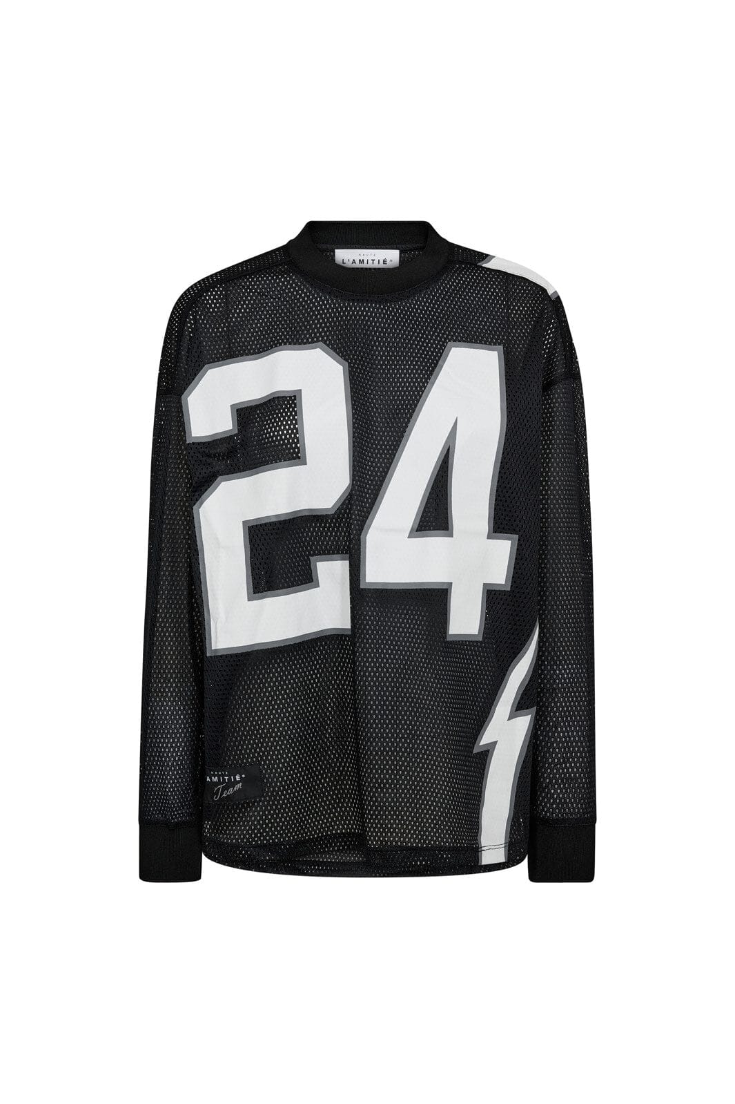 Haute L'Amitié - American Football Ls Tee HL10049 - Black