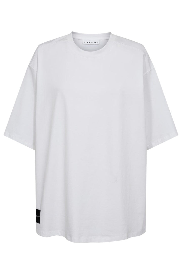 Haute L'Amitié - Back Logo Loose Tee HL10410 - White/Black Print