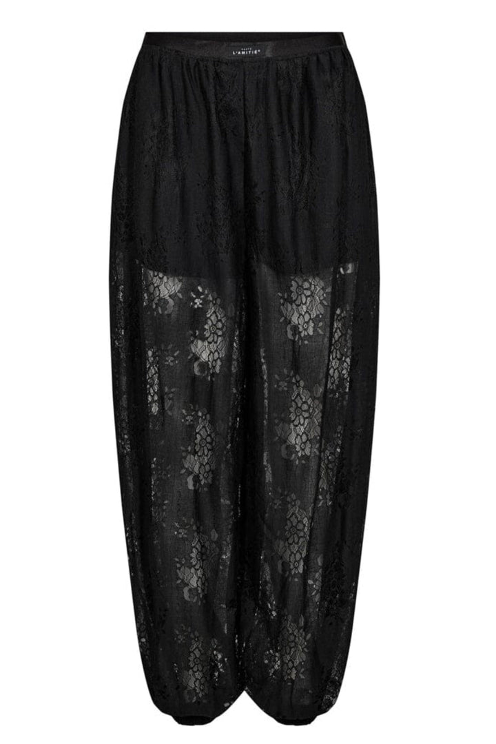 Haute L'Amitié - Bella Lace Harem Pant HL10584 - Black