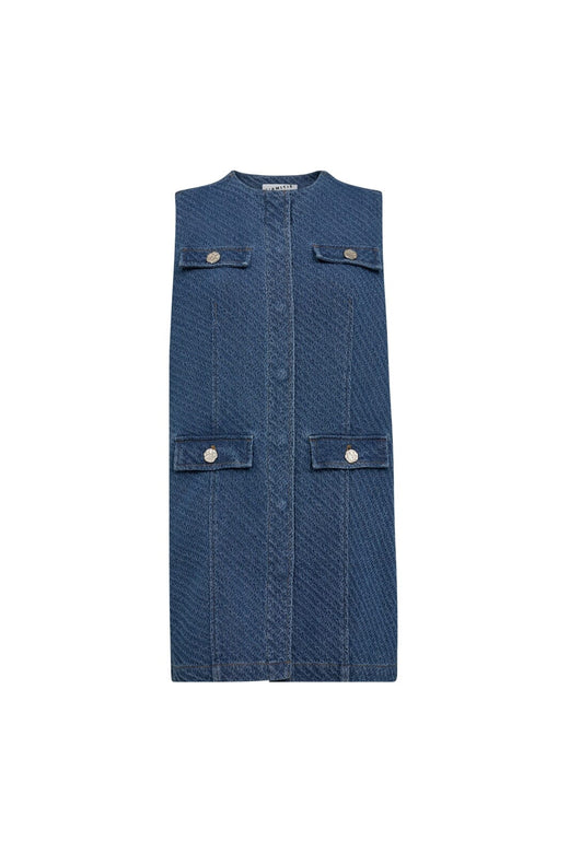 Haute L'Amitié - Bulky Denim Dress HL10138 - Denim Blue