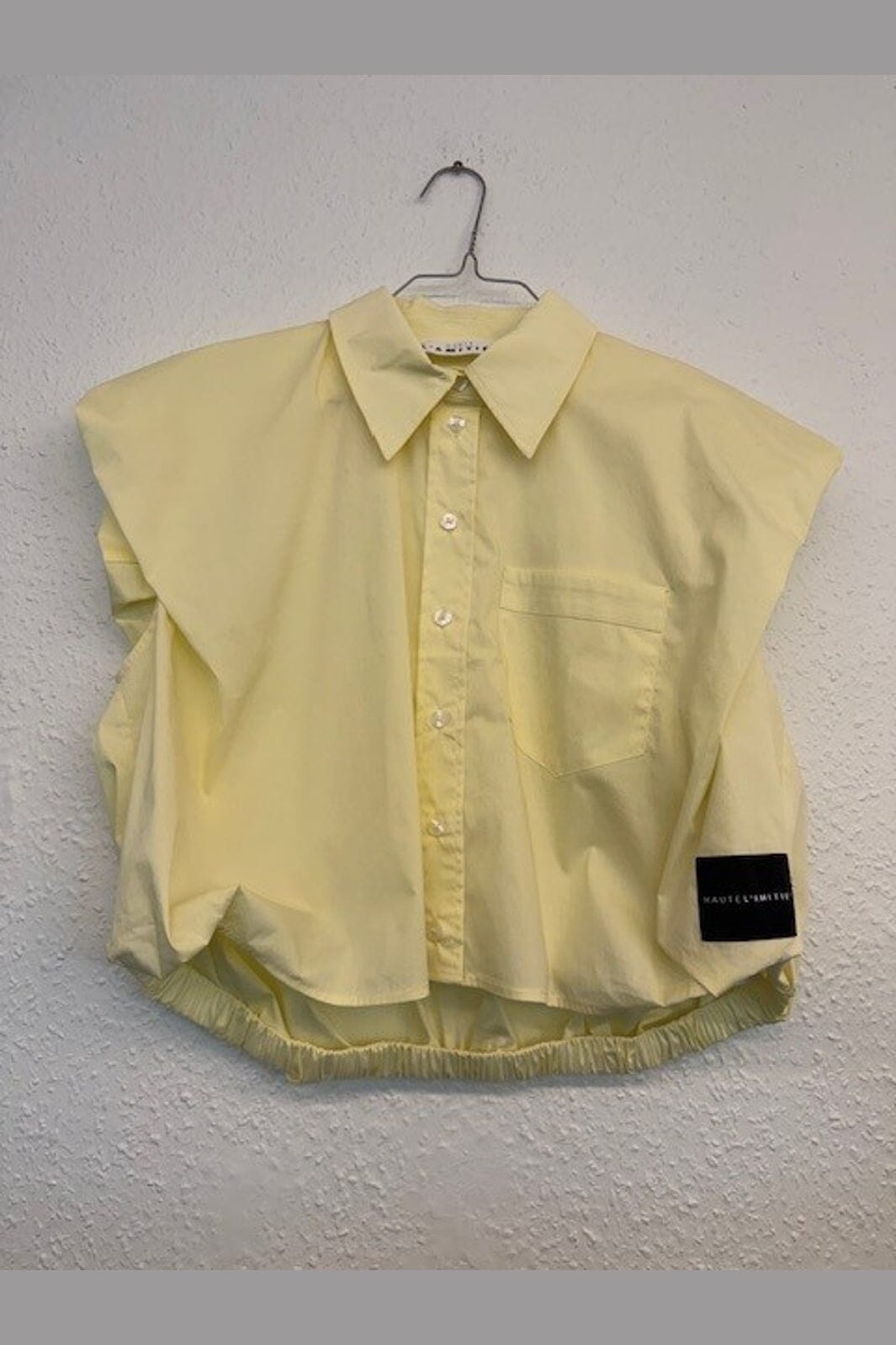 Haute L'Amitié - Dinnie Ns Poplin Shirt HL10846 - Pale Yellow
