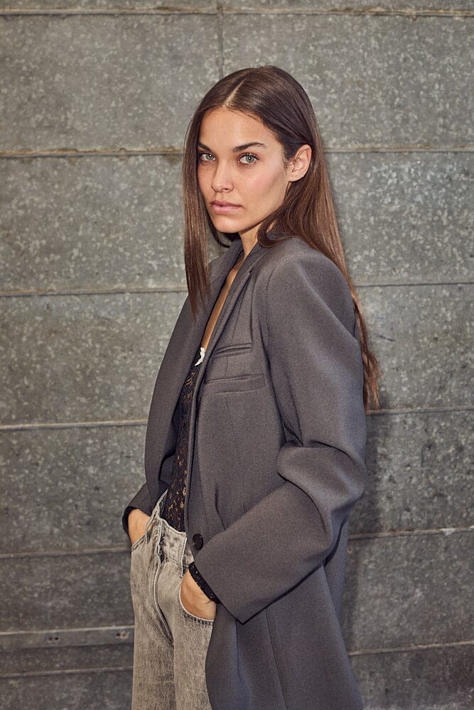 Haute L'Amitié - Emerald Single Blazer HL10278 - Grey Blazere 