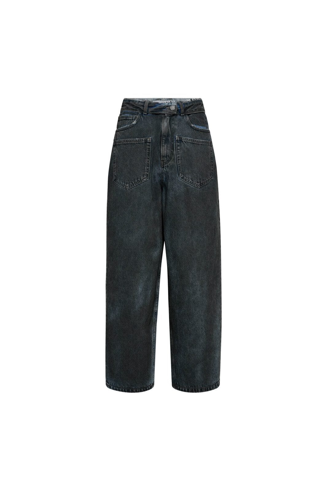 Haute L'Amitié - Flip Waist Pocket Jeans HL10228 - Black