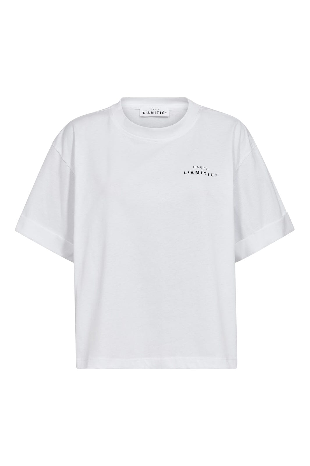 Haute L'Amitié - Hl Crew Neck Crop Tee HL10122 - White