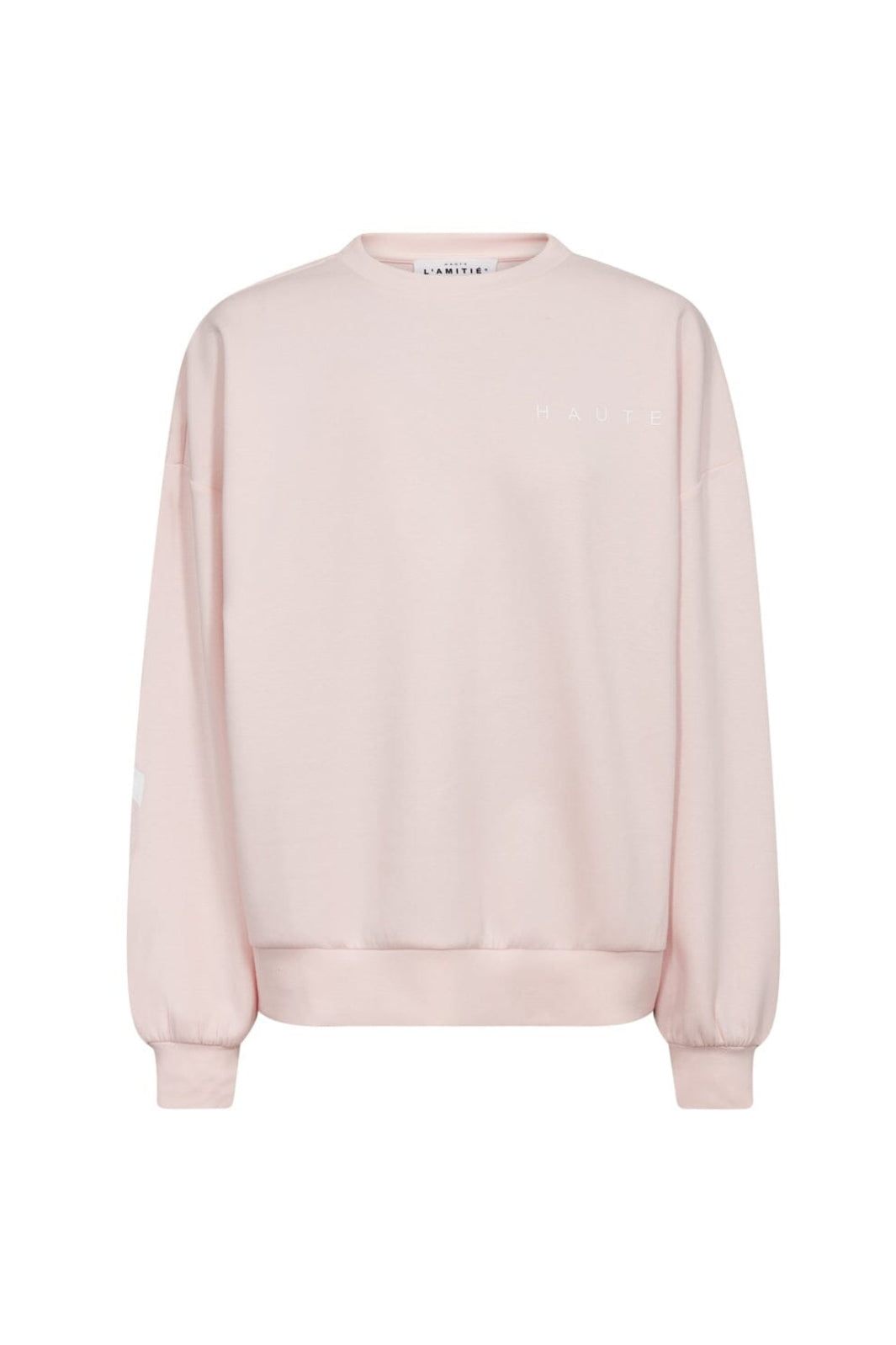 Haute L'Amitié - Maxi Split Logo Sweat HL10413 - Iced Rose