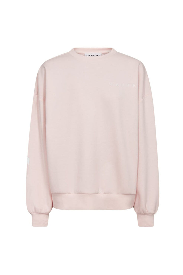 Haute L'Amitié - Maxi Split Logo Sweat HL10413 - Iced Rose
