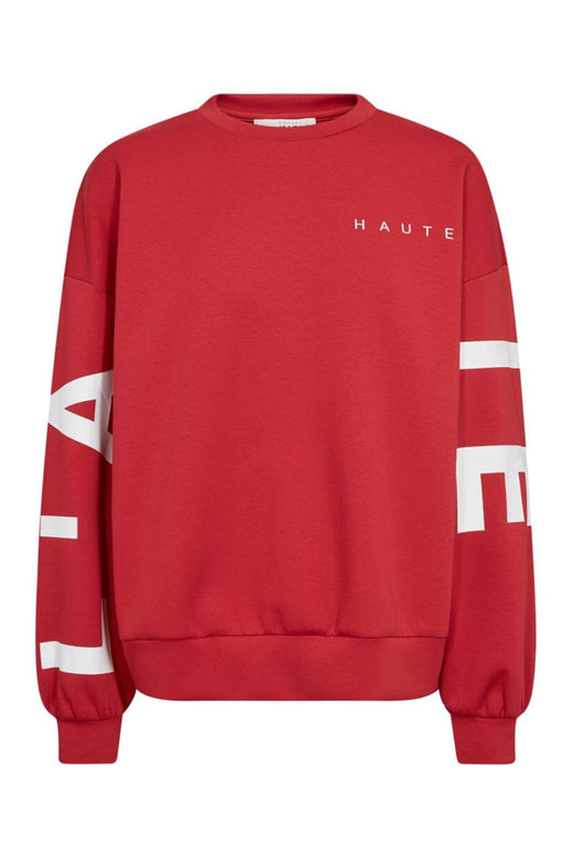 Haute L'Amitié - Maxi Split Logo Sweat HL10413 - Red