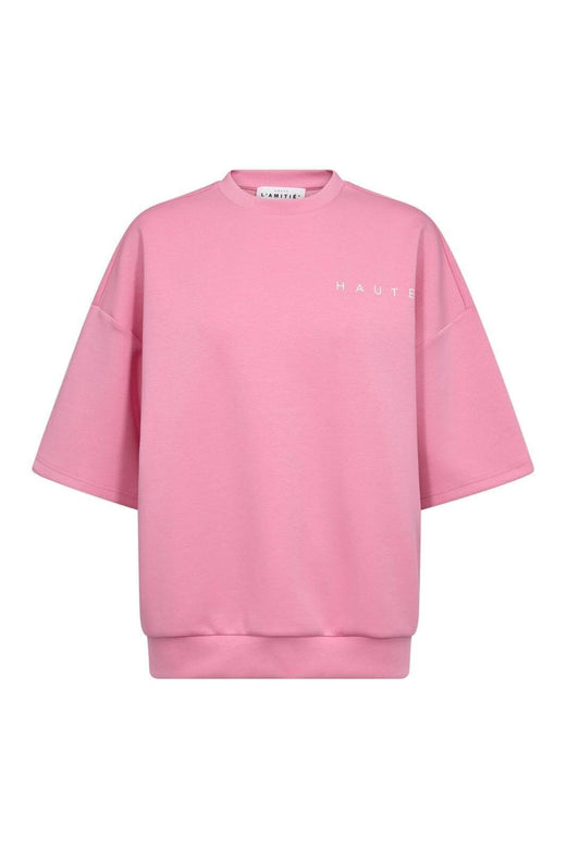 Haute L'Amitié - Maxi Split Ss Logo Sweat HL10461 - Candyfloss