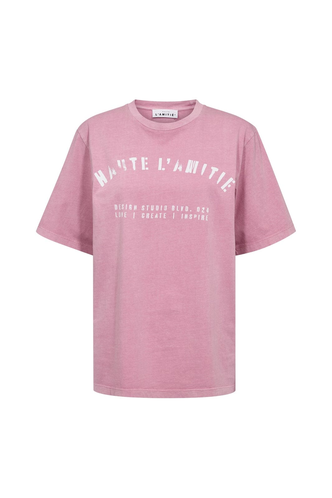 Haute L'Amitié - Noma Acid Curve Studio Tee HL10607 - Pink Acid Wash