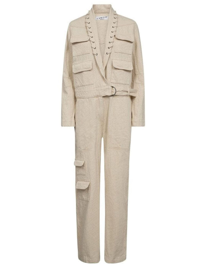 Haute L'Amitié - Pielle Structure Boiler Suit HL10483 - Pearl Jakker 